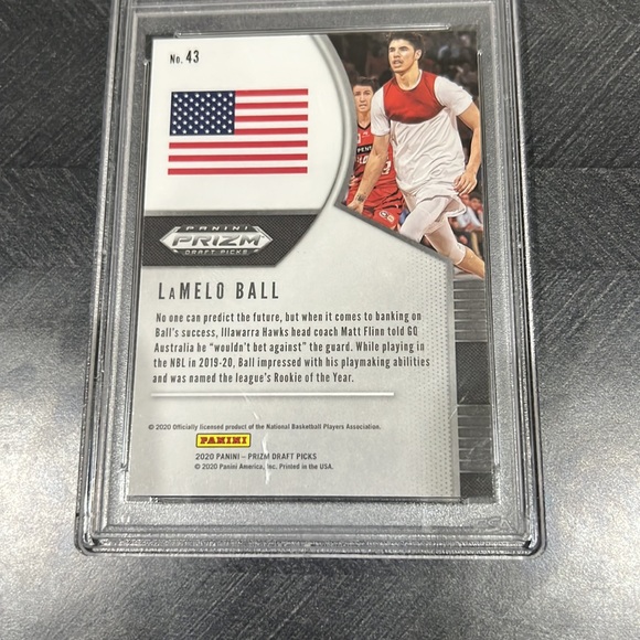 Lamelo Ball - 2020 Panini Prizm DP RC PSA Gem Mint 10 - Picture 4 of 6